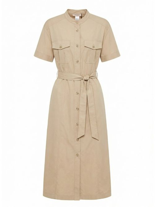 CHEMISIER DRESS TWIN SET | 261TT223612145 ROPE